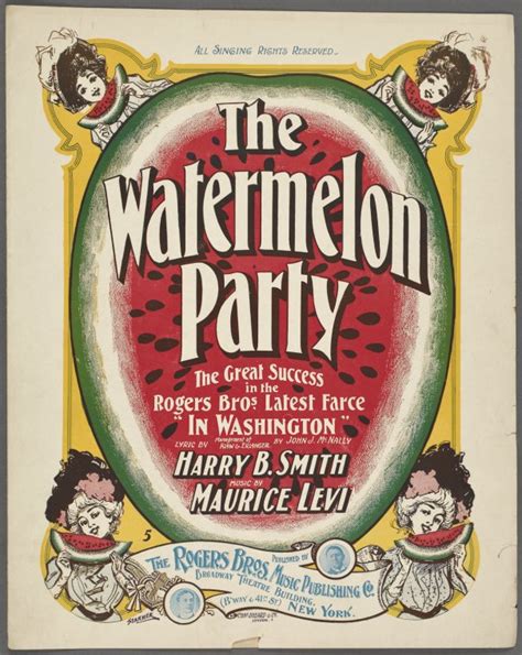 the watermelon party nypl digital collections