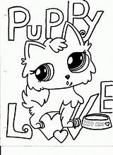 Coloring Pages Pet Shop Littlest Lps Dog Puppy Cat Print Getcolorings Popular Kids Coloringhome sketch template
