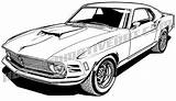 Mustang Coloring Pages Ford 1970 Cars Car Volusion Cdn3 sketch template