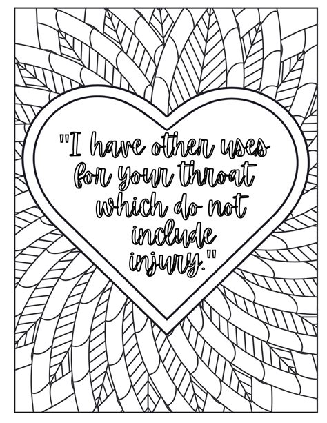 johnny depp quote coloring page etsy