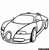 Bugatti Coloring Veyron Lamborghini Colorare Chiron sketch template