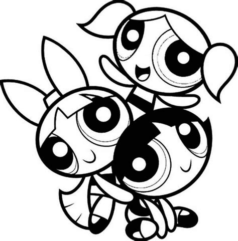 ideas  powerpuff girls coloring book home family