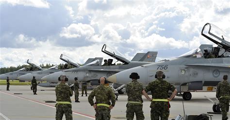 miragec royal canadian air force begins baltic air policing mission