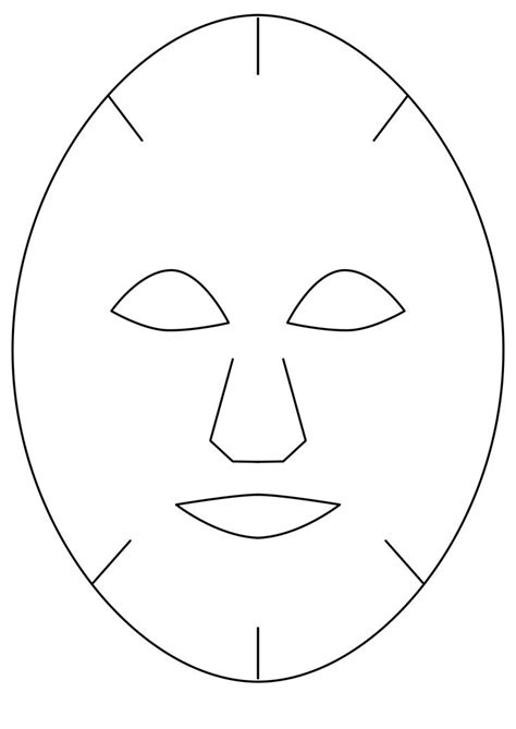 face mask template mask template paper mask diy paper mask template