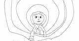 Coloring Coraline Pages sketch template