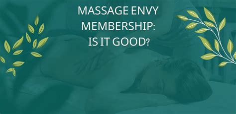massage envy membership is it good