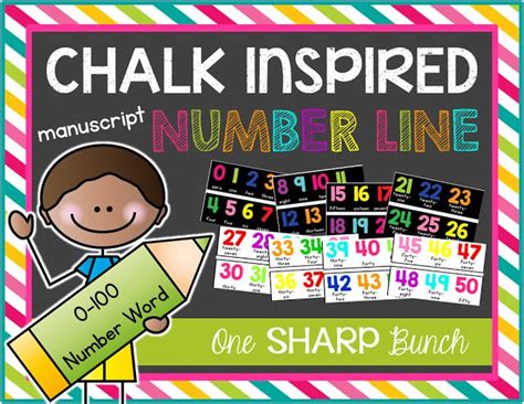 chalk inspired collection   sharp bunch number  fun math
