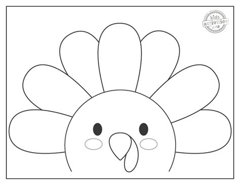 super easy thanksgiving coloring sheets  toddlers  color