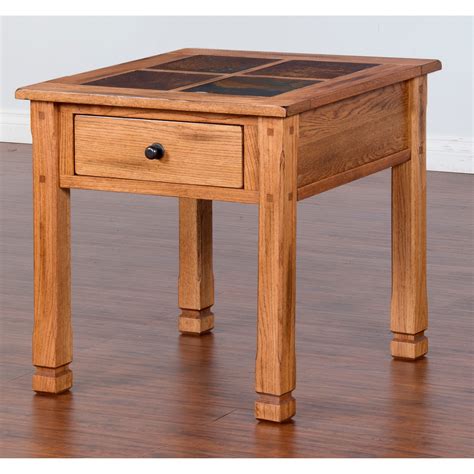 sunny designs sedona  rustic  table  slate top wayside furniture  tables