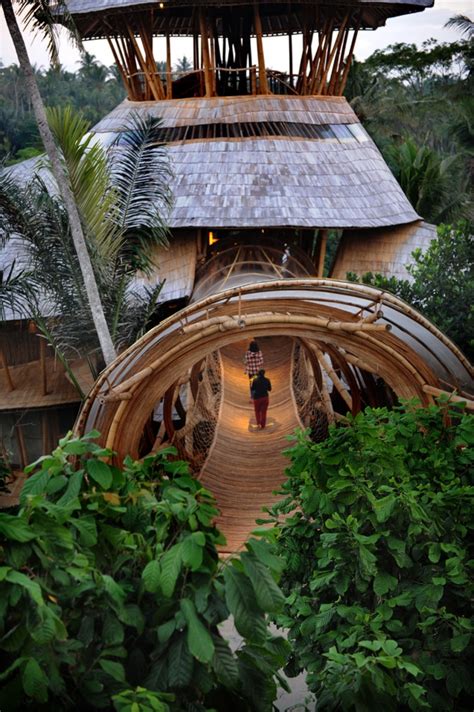 amazing bamboo house bb  bali adorable home
