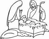 Christmas Christian Coloring Pages Activity Kids sketch template