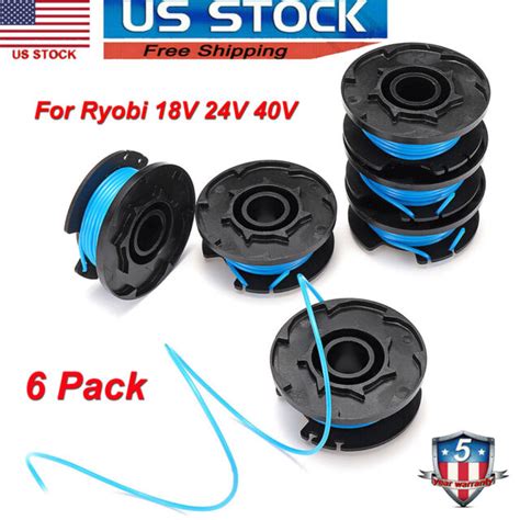 pack auto feed  string trimmer replacement spool kit  ryobi    ebay