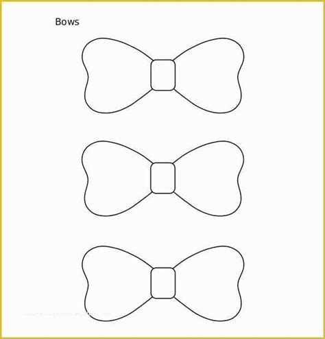 printable tie template  paper bow tie template bows