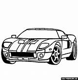 Ford Gt Mustang Car Coloring Drawing Pages Cars Thecolor Color P51 Draw Getdrawings Colori F1 Class Others Library sketch template