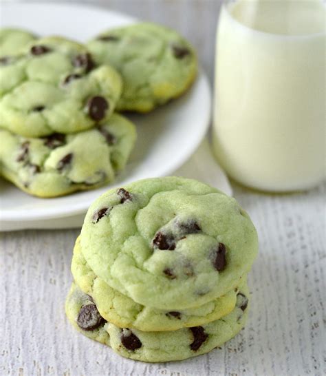 mint chocolate chip cookies friday  cake night