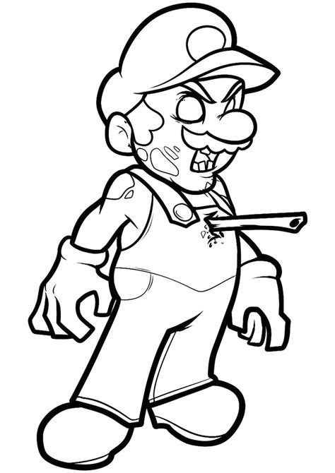 click share  story  facebook mario coloring pages monster