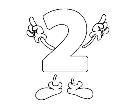 number  coloring page coloringcrewcom