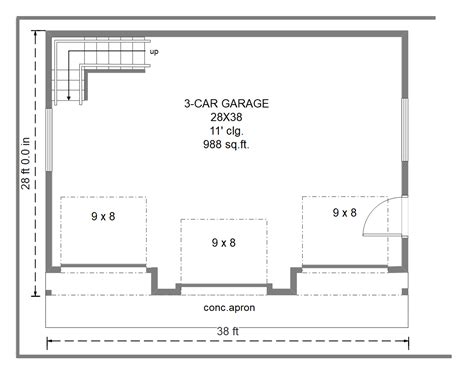 floor plan design garage floor roma
