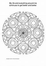 Coloring Therapy Mandala Healing Book Adult Item Details Colouring sketch template