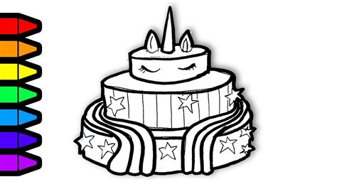 unicorn cake colouring pages  print ryan fritzs coloring pages