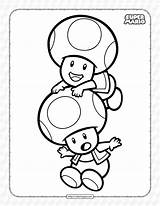 Printable Toads sketch template