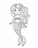 Meerjungfrau Mermaids Ausmalbilder Youngandtae Myloview Produktbeschreibung Source sketch template