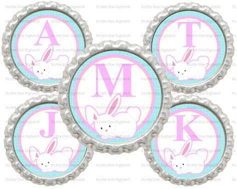 instant  easter bunny rabbit initial alphabet letters etsy