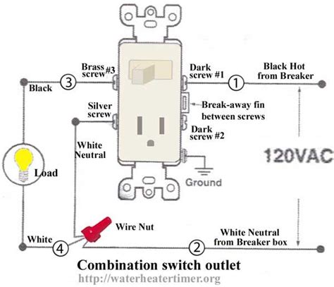light switch outlet combo wiring diagram  mia wired