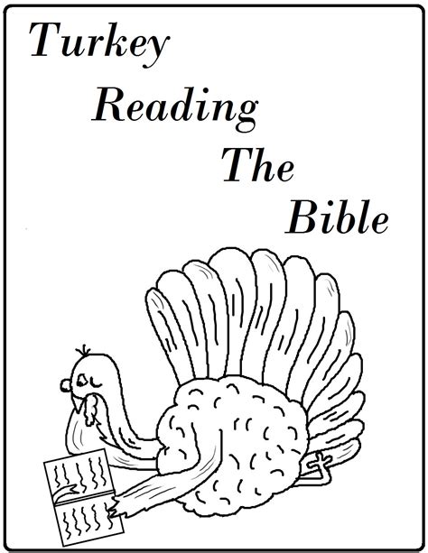 church house collection blog turkey reading bible coloring page
