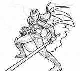 Sephiroth sketch template
