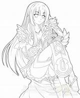 Bard Lineart sketch template