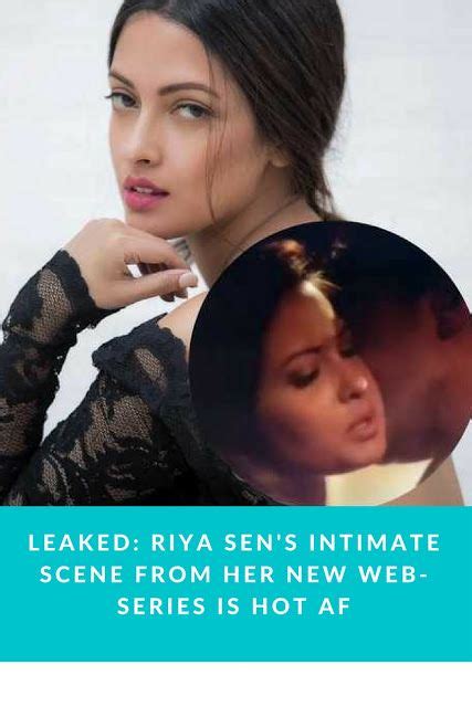watch riya sen s intimate scene from her new web series is hot