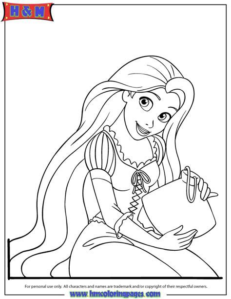 disney princess coloring pages rapunzel  flynn learn  color