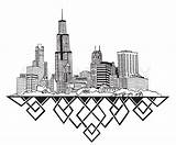 Skyline Chicago Vector Drawing City Cityscape Illustration Houston Angeles Los Il Pittsburgh Stock Getdrawings Colourbox Philadelphia Shutterstock Logo Denver Eps sketch template