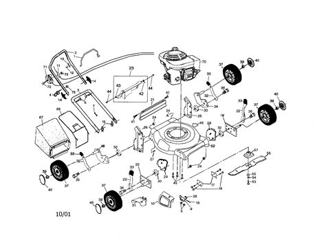 poulan mower parts model prncc sears partsdirect