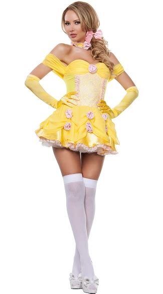 Sassy Yellow Princess Costume Sexy Princess Costume