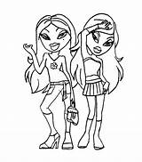 Coloring Bratz Pages Print Printable Coloringpages1001 sketch template