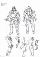 Futuristic Armor Concept Tugodoomer Combat Deviantart Character Sketch Coloring Pages Exo Military Template sketch template
