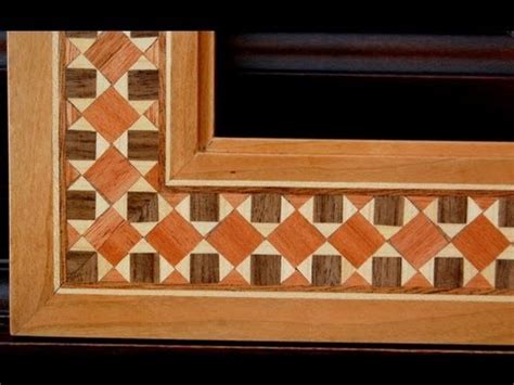 picture frame cosmati wood inlay youtube