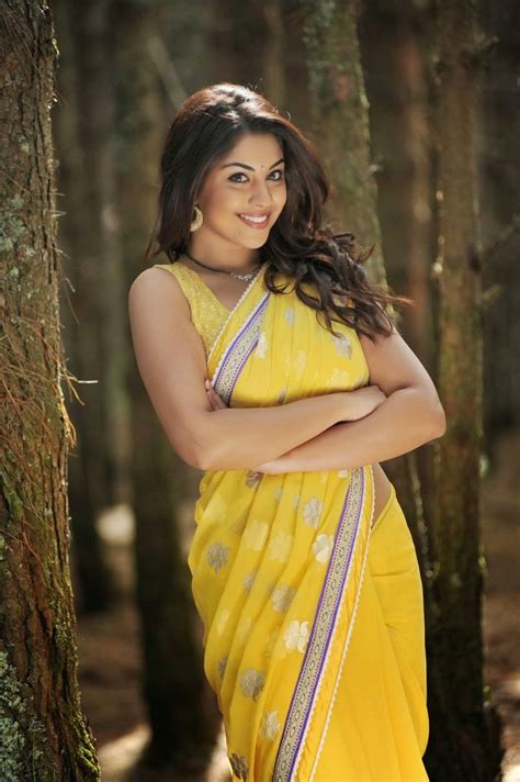 Richa Gangopadhyay In Yellow Saree ~ Saree Glamour