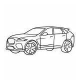 Pace Jaguar X7 X6 sketch template
