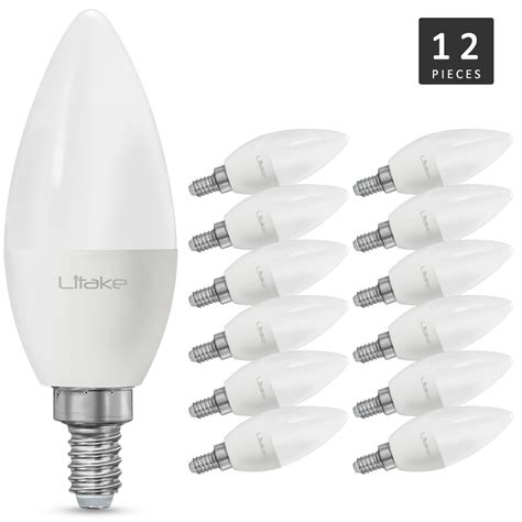 packed  base led light bulb candelabra light bulbs  dimmable warm white