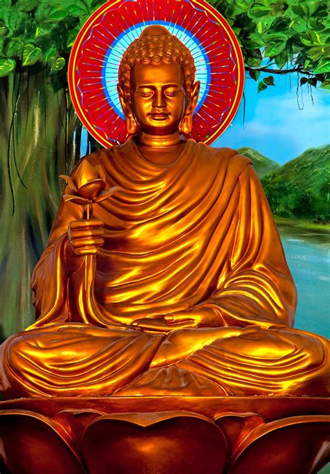statue  shakyamuni buddha siddhartha gautama  founder  buddhism photographed