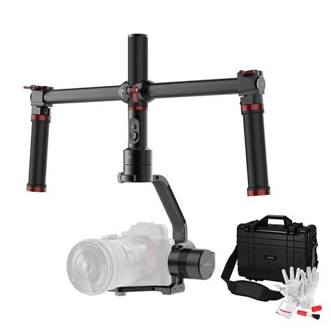 sale moza air  axis dslr handheld gimbal stabilizer dual handle case  canon nikon sony