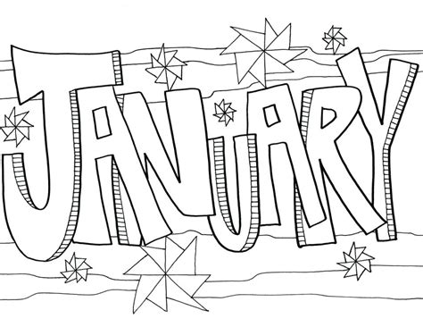 january coloring pages  coloring pages  kids