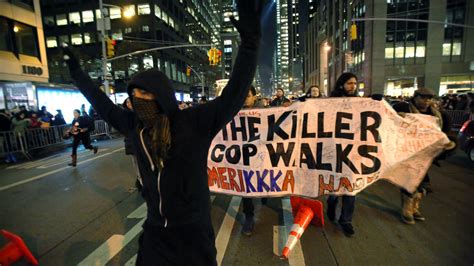 wave of protests after grand jury doesn t indict officer in eric garner