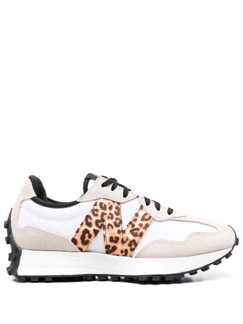 balance  leopard print sneakers  weiss modesens