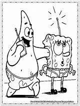 Spongebob Patrick Gangster Squarepants sketch template