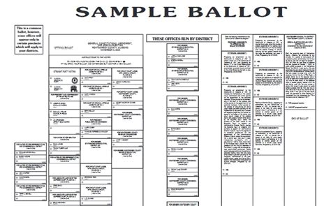 countys sample ballot   nov  election