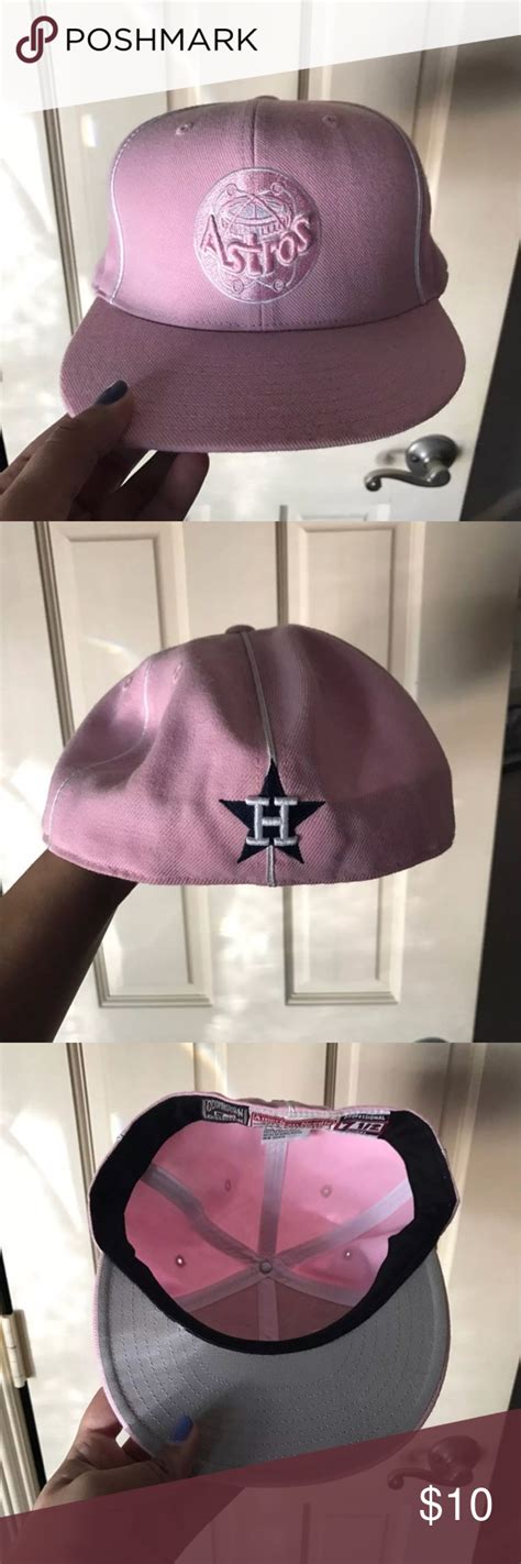 pink houston astro baseball cap baseball cap pink cap